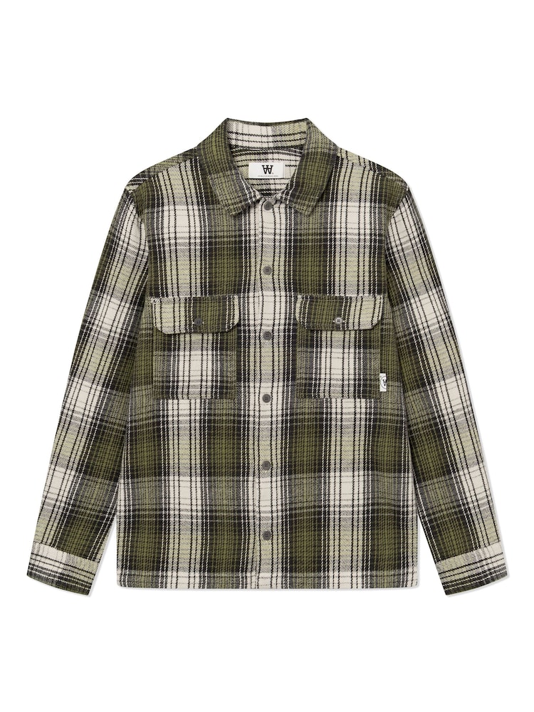 Double A by Wood Wood WWClay 25452 Overshirt - 5суретінің 5 суреті