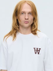 Double A by Wood Wood White Liam T-Shirt - Image 2 of 5