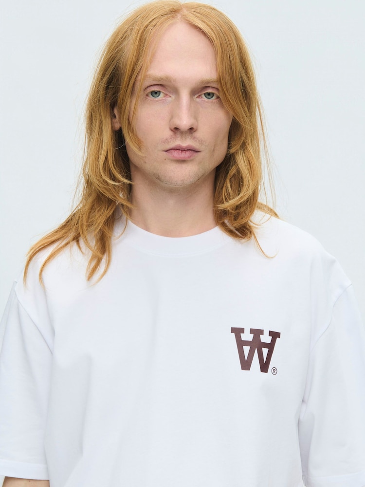 Double A by Wood Wood White Liam T-Shirt - Image 2 of 5