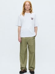 Double A by Wood Wood White Liam T-Shirt - Image 3 of 5