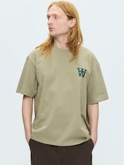 Double A by Wood Wood Brown Liam T-Shirt - Image 1 of 5