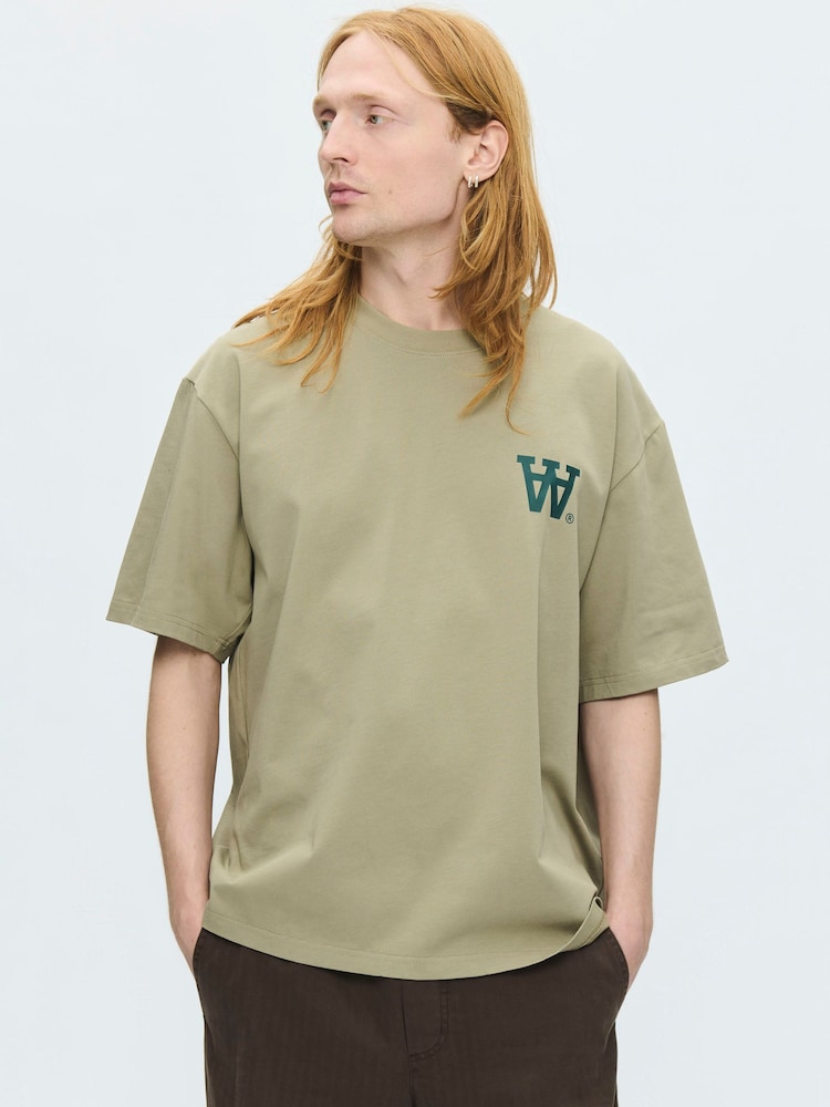 Double A by Wood Wood Brown Liam T-Shirt - Image 1 of 5