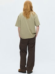 Double A by Wood Wood Brown Liam T-Shirt - Image 4 of 5