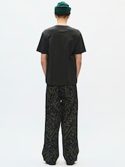 Double A by Wood Wood Black WWAce 25074 Ghost T-Shirt - Image 4 of 5