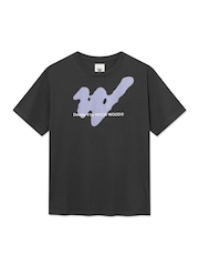 Double A by Wood Wood Black WWAce 25074 Ghost T-Shirt - Image 5 of 5