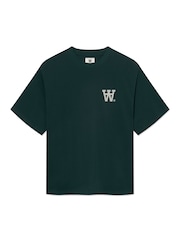 Double A by Wood Wood Green Liam T-Shirt - Image 4 of 4