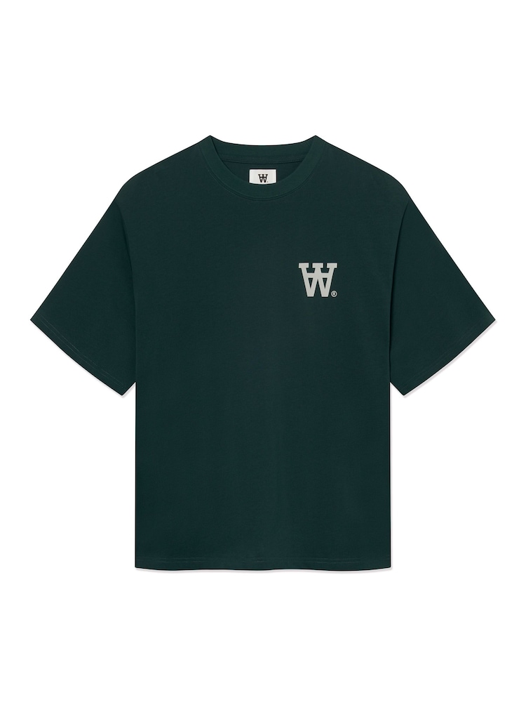 Double A by Wood Wood Green Liam T-Shirt - Image 4 of 4