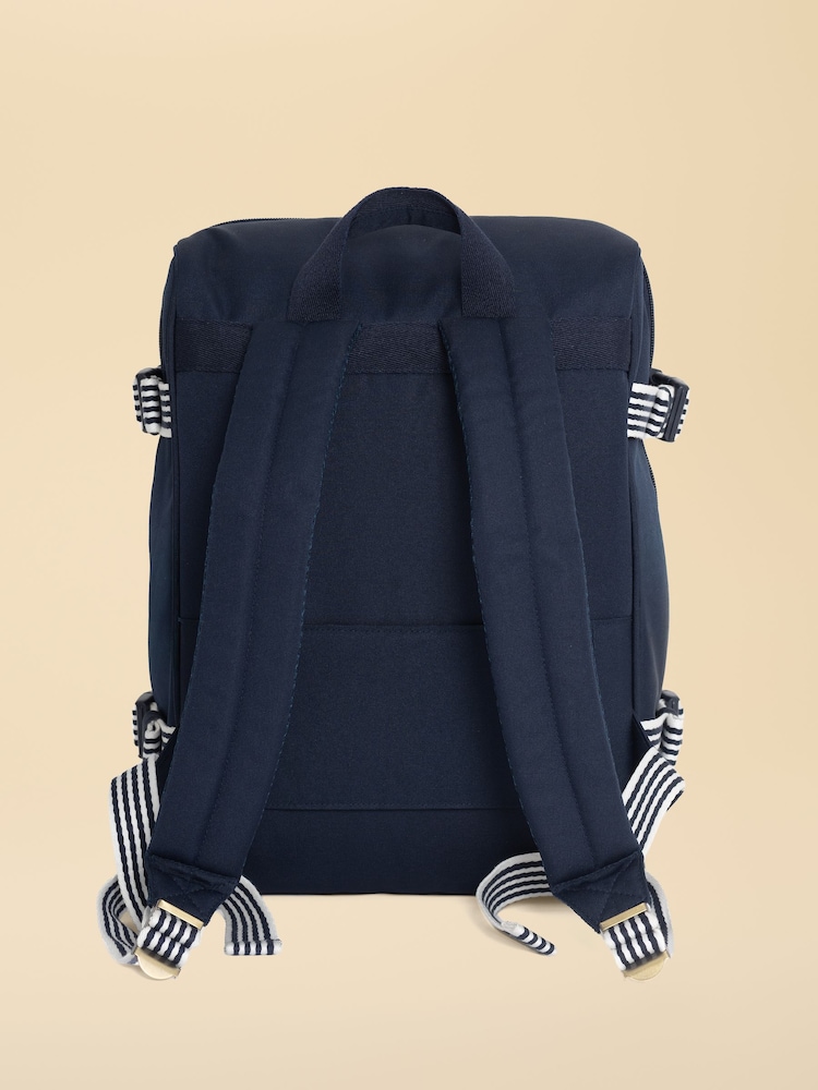 Joules Navy Coast Underseat Backpack - Image 2 of 4