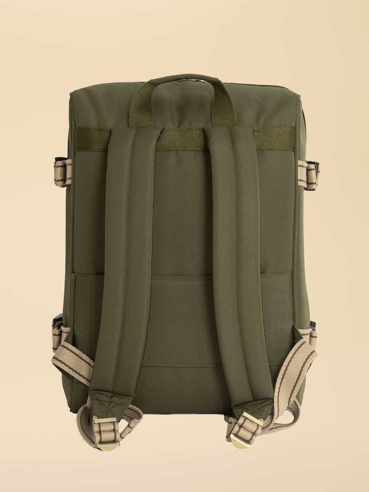 Joules Epwell Underseat Khaki Backpack - Image 2 of 4 Joules Epwell Underseat Khaki Backpack - Image 2 of 4