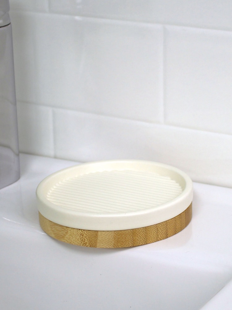 Showerdrape Cream Bondi Collection Soap Dish - Image 1 of 3