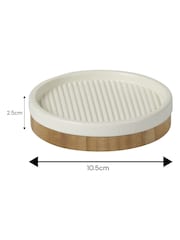 Showerdrape Cream Bondi Collection Soap Dish - Image 4 of 4