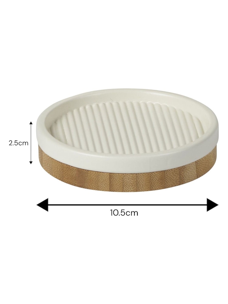 Showerdrape Cream Bondi Collection Soap Dish - Image 4 of 4