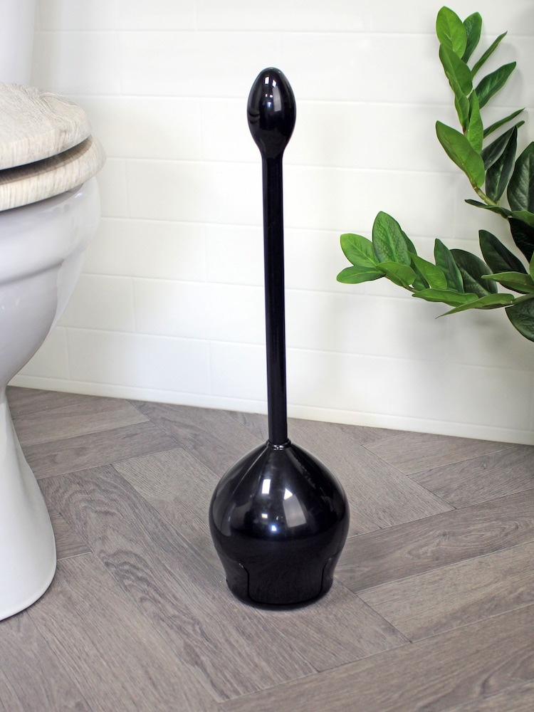 Showerdrape Black Hatch ABS Toilet Brush - Image 1 of 3