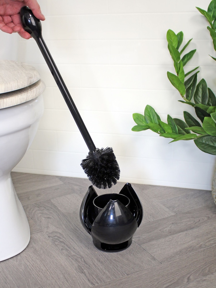 Showerdrape Black Hatch ABS Toilet Brush - Image 2 of 3