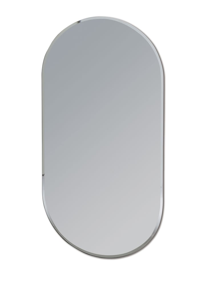 Showerdrape Silver Archway Oval Wall Mirror 80 X 40Cm - Image 2 of 2