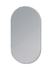 Showerdrape Silver Archway Oval Wall Mirror 80 X 40Cm - Image 3 of 4