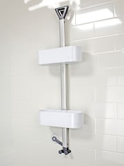 Showerdrape White Elements Shower Caddy - Image 1 of 4