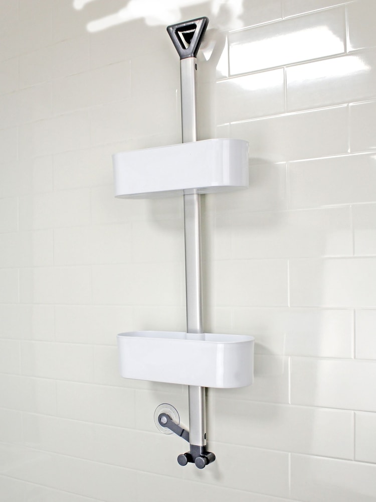 Showerdrape White Elements Shower Caddy - Image 1 of 4