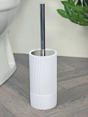 Showerdrape Light Blue Tranquil Toilet Brush & Holder Set - Image 1 of 3
