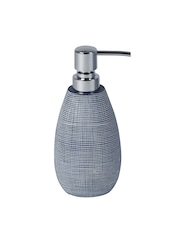 Showerdrape Navy Denim Collection Liquid Soap Dispenser - Image 2 of 2
