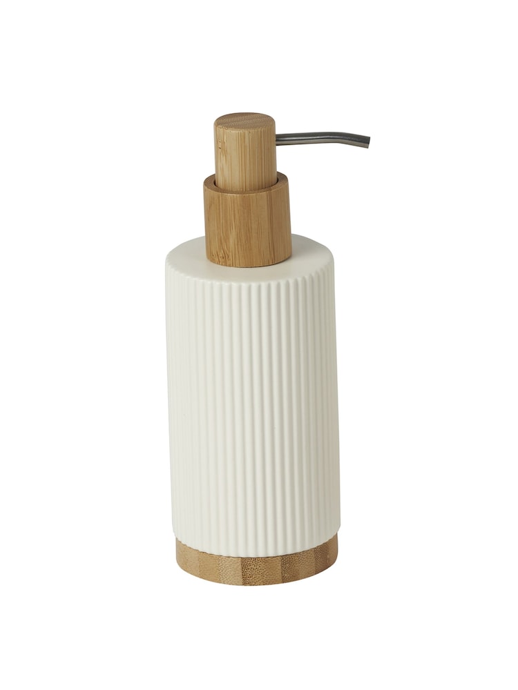 Showerdrape Cream Bondi Collection Liquid Soap Dispenser - Image 2 of 2