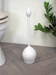 Showerdrape White Hatch ABS Toilet Brush - Image 1 of 3