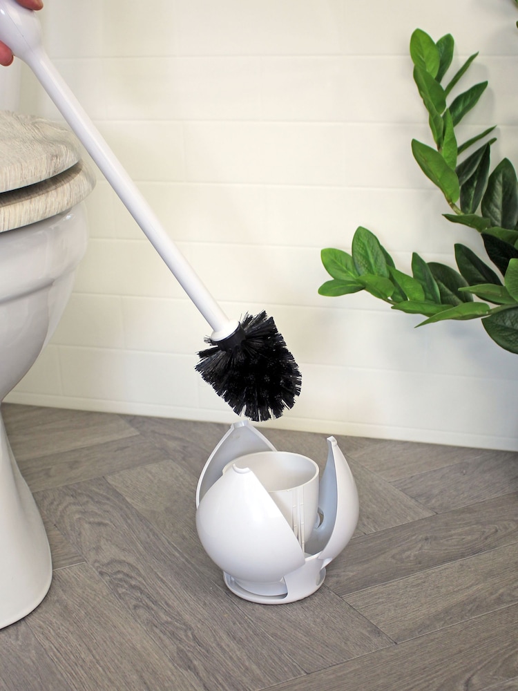 Showerdrape White Hatch ABS Toilet Brush - Image 2 of 3