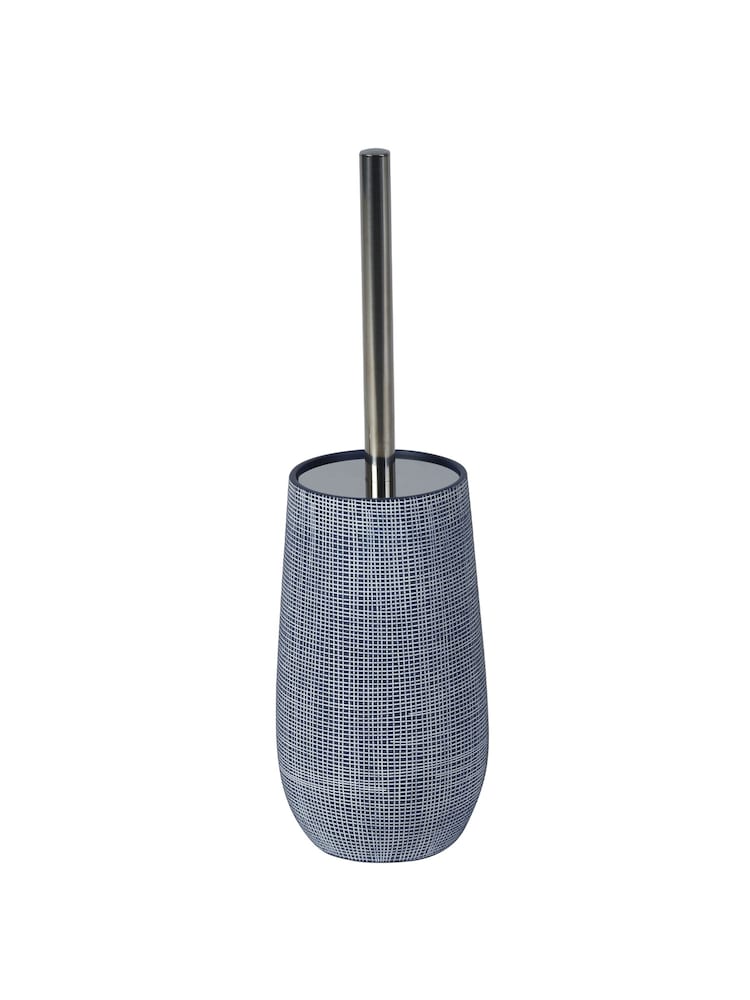 Showerdrape Navy Denim Collection Toilet Brush - Image 2 of 2