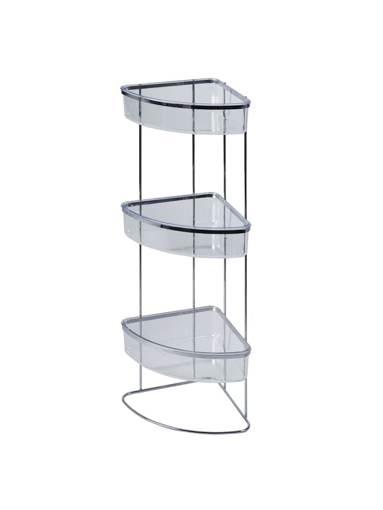 Showerdrape Clear Pure Corner Floor Bathroom Caddy - Image 3 of 3