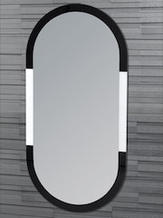 Showerdrape Silver Putney Oval Wall Mirror 80 X 40Cm - Image 1 of 2