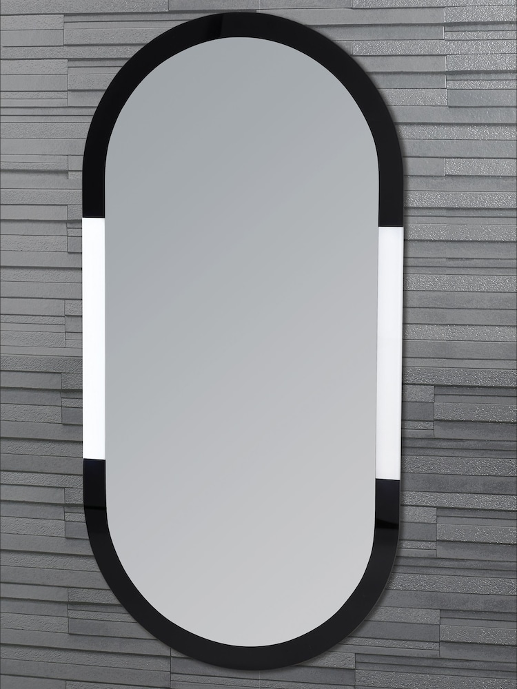Showerdrape Silver Putney Oval Wall Mirror 80 X 40Cm - Image 1 of 2