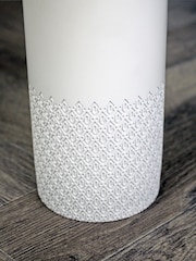Showerdrape White Chantilly Toilet Brush & Holder Set - Image 2 of 3