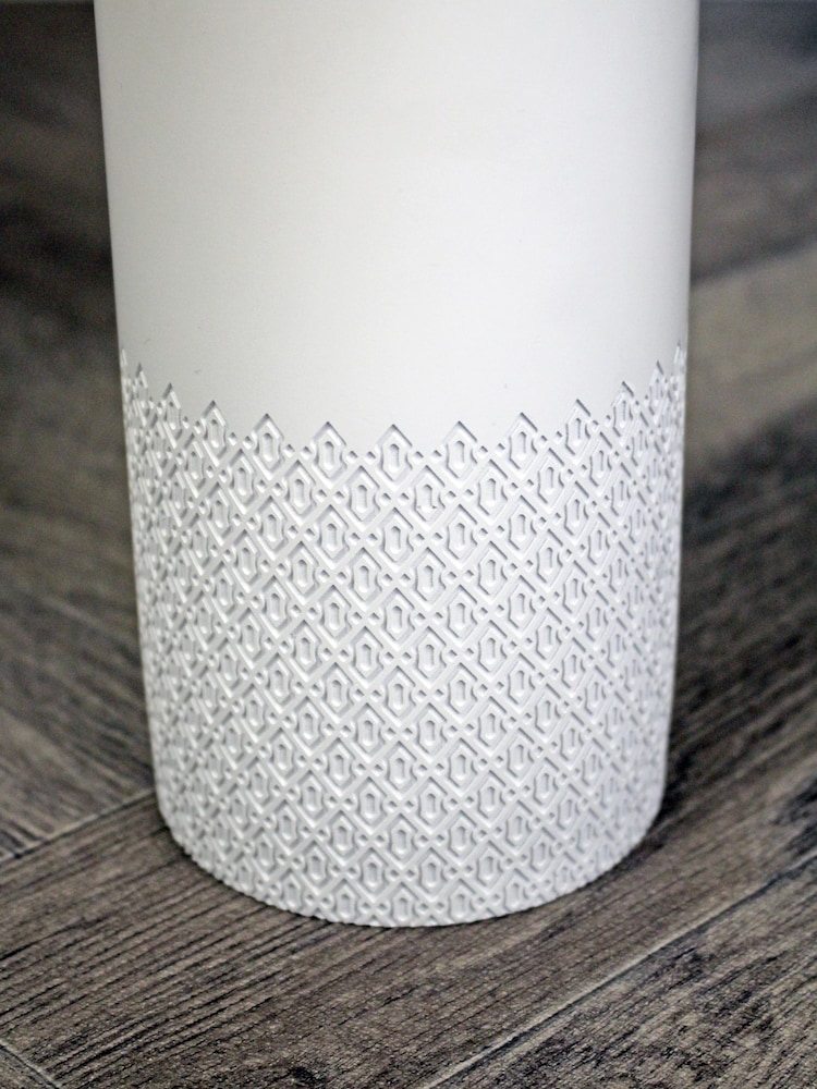 Showerdrape White Chantilly Toilet Brush & Holder Set - Image 2 of 3