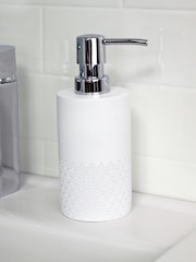 Showerdrape White Chantilly Liquid Soap Dispenser - Image 1 of 2