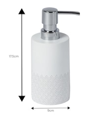 Showerdrape White Chantilly Liquid Soap Dispenser - Image 3 of 3