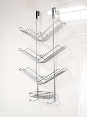 Showerdrape Silver Atrium Shower Caddy - Image 1 of 4