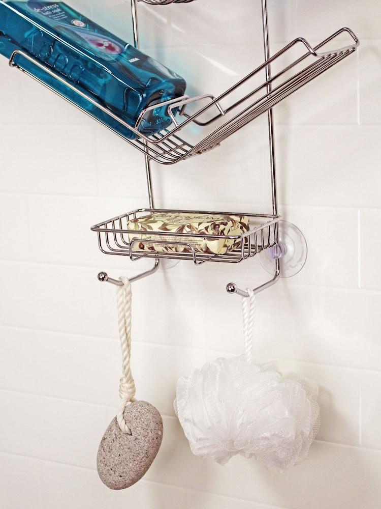 Showerdrape Silver Atrium Shower Caddy - Image 3 of 4