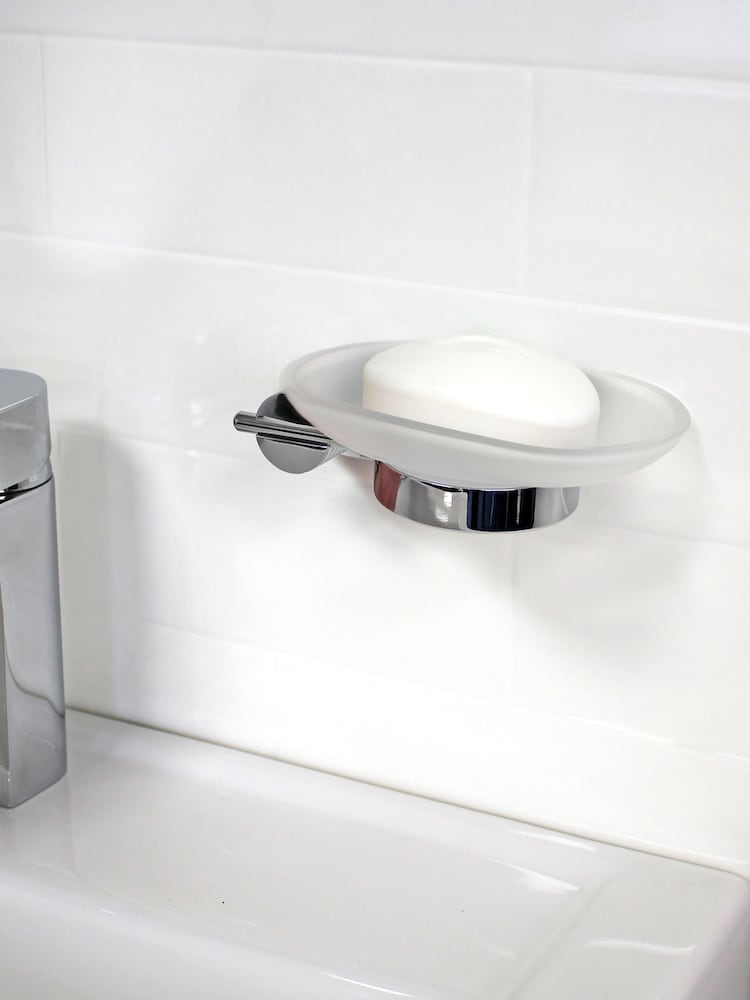 Showerdrape Silver Vitality Soap Dish - Image 1 of 3