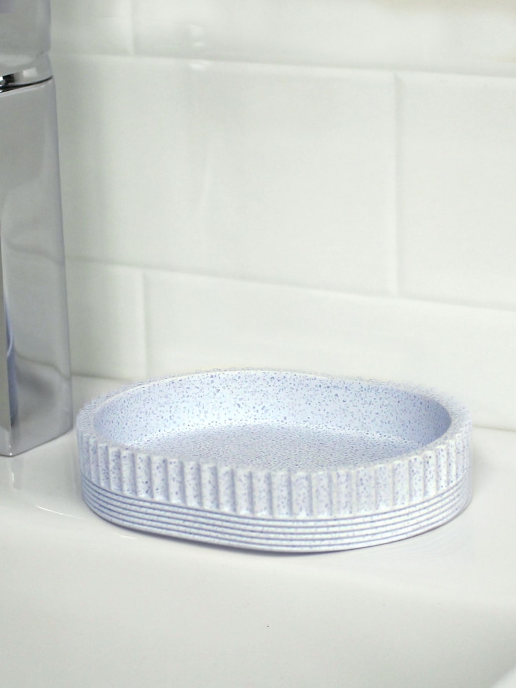 Showerdrape Light Blue Tranquil Set of 3 Bathroom Accessory Set - Image 4 of 4
