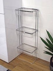Showerdrape, Pure, rechteckiges bodenstehendes Badezimmer-Regal - Bild 1 von 3