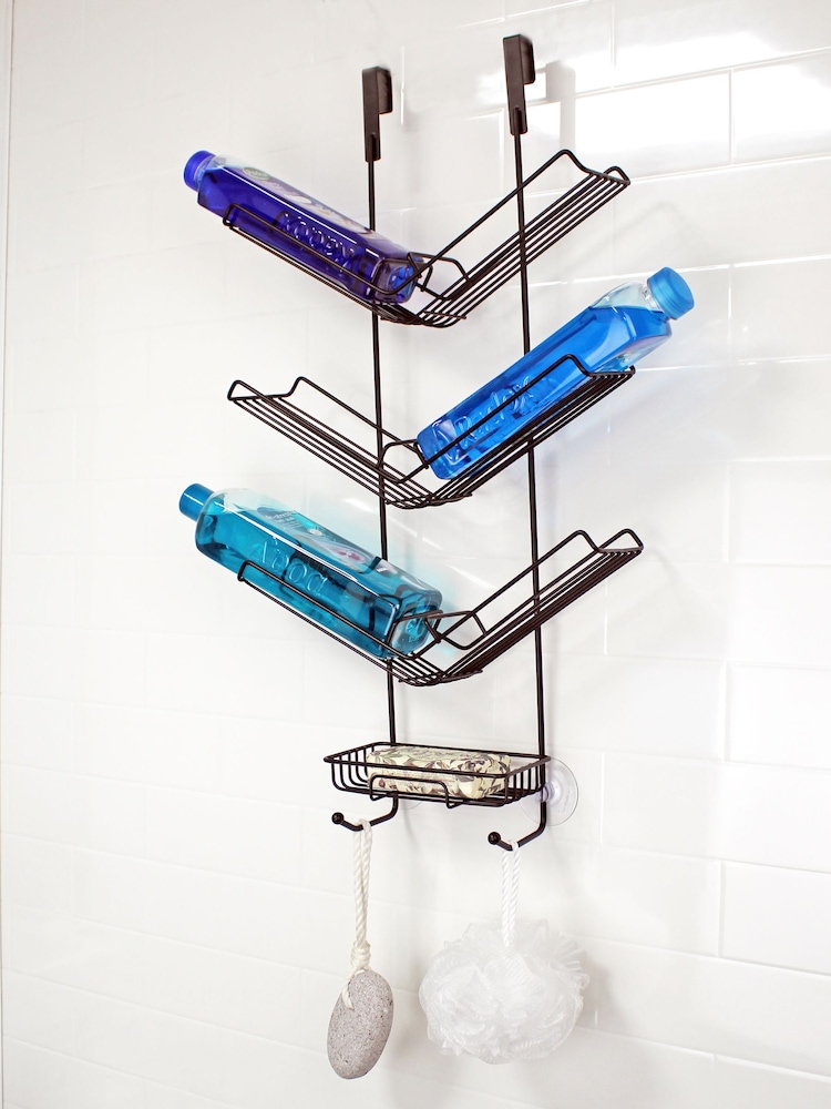 Showerdrape Black Atrium Shower Caddy - Image 2 of 4