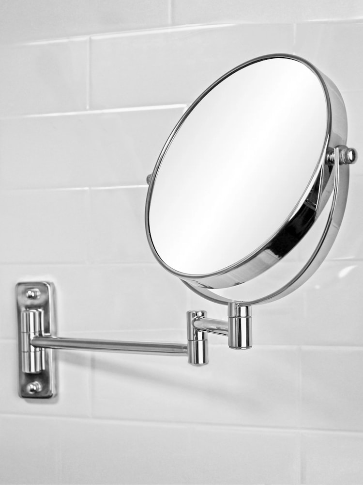Showerdrape Chrome Lindos Extendable Shaving Mirror - Image 2 of 3