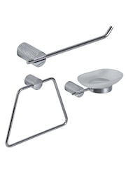Showerdrape Set de 3 com Bathroom acessórios de parede Vitality - Imagem 1 de 4