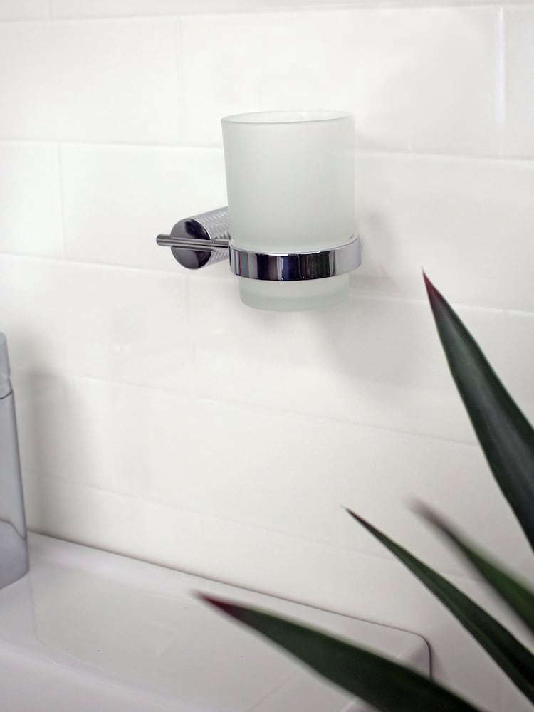 Showerdrape Silver Vitality Toothbrush Holder - Image 1 of 2