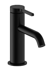 Britton Bathrooms Dusty Blue Camberwell Vanity Unit with Matt Black Mixer Basin - Image 6 of 6