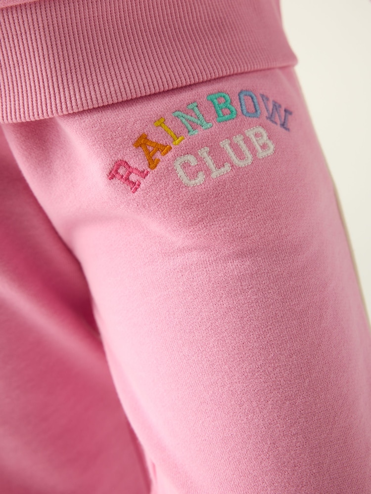 Little Bird by Jools Oliver Rainbow Club Hoodie and Joggers Set - Image 4 of 7