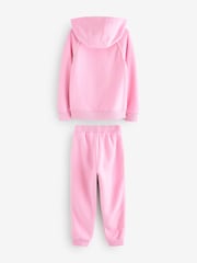 Little Bird by Jools Oliver Pink Rainbow Club Hoodie and Joggers Set - Image 6 of 7