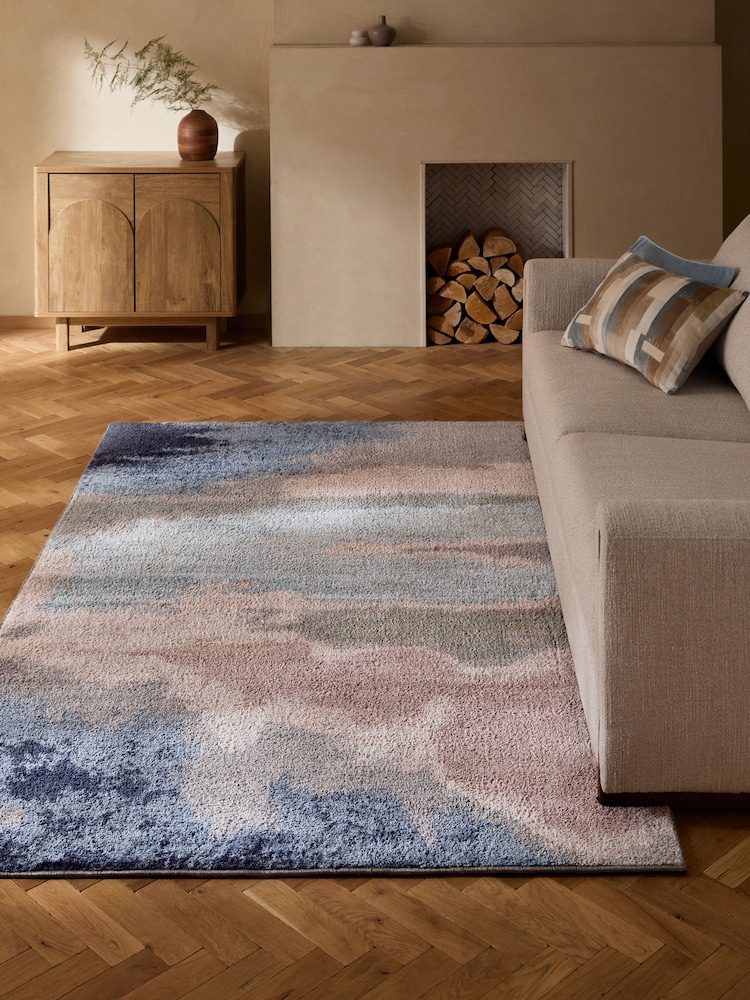 Blue Briar Abstract Rug - Image 1 of 5
