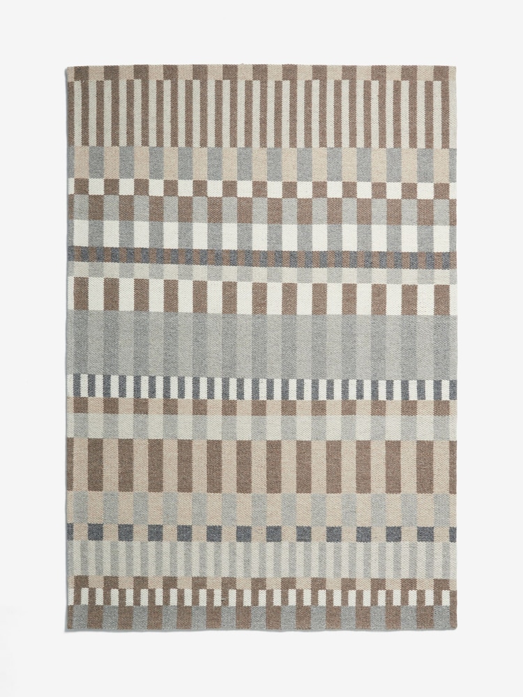Greige Arden Blocks Rug - Image 5 of 5