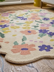 Multi Bright Carter Floral Rug - Image 2 of 5